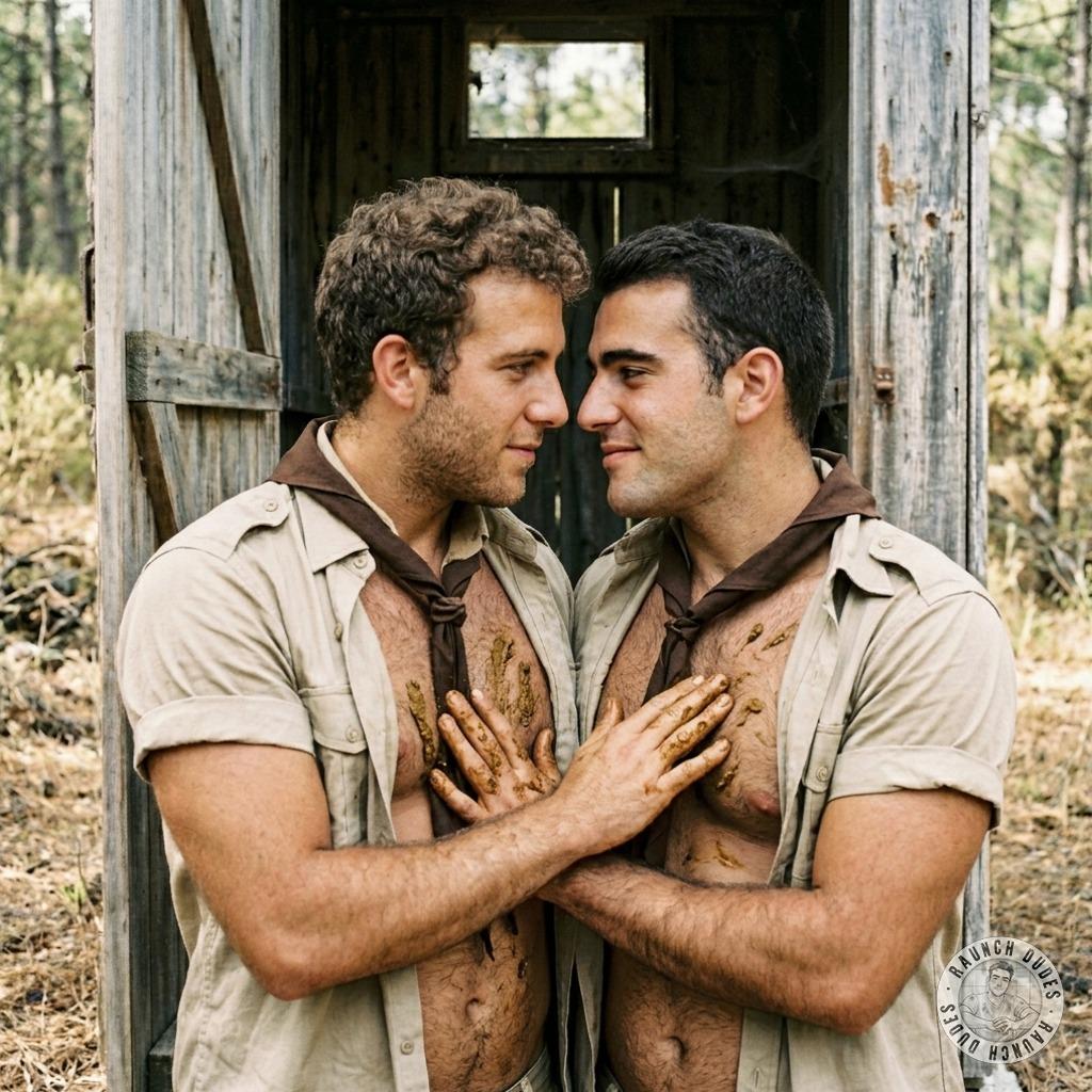 Two scouts boys slather each other in shit, their filthy bodies grinding together in the most depraved, sticky mess. Their...