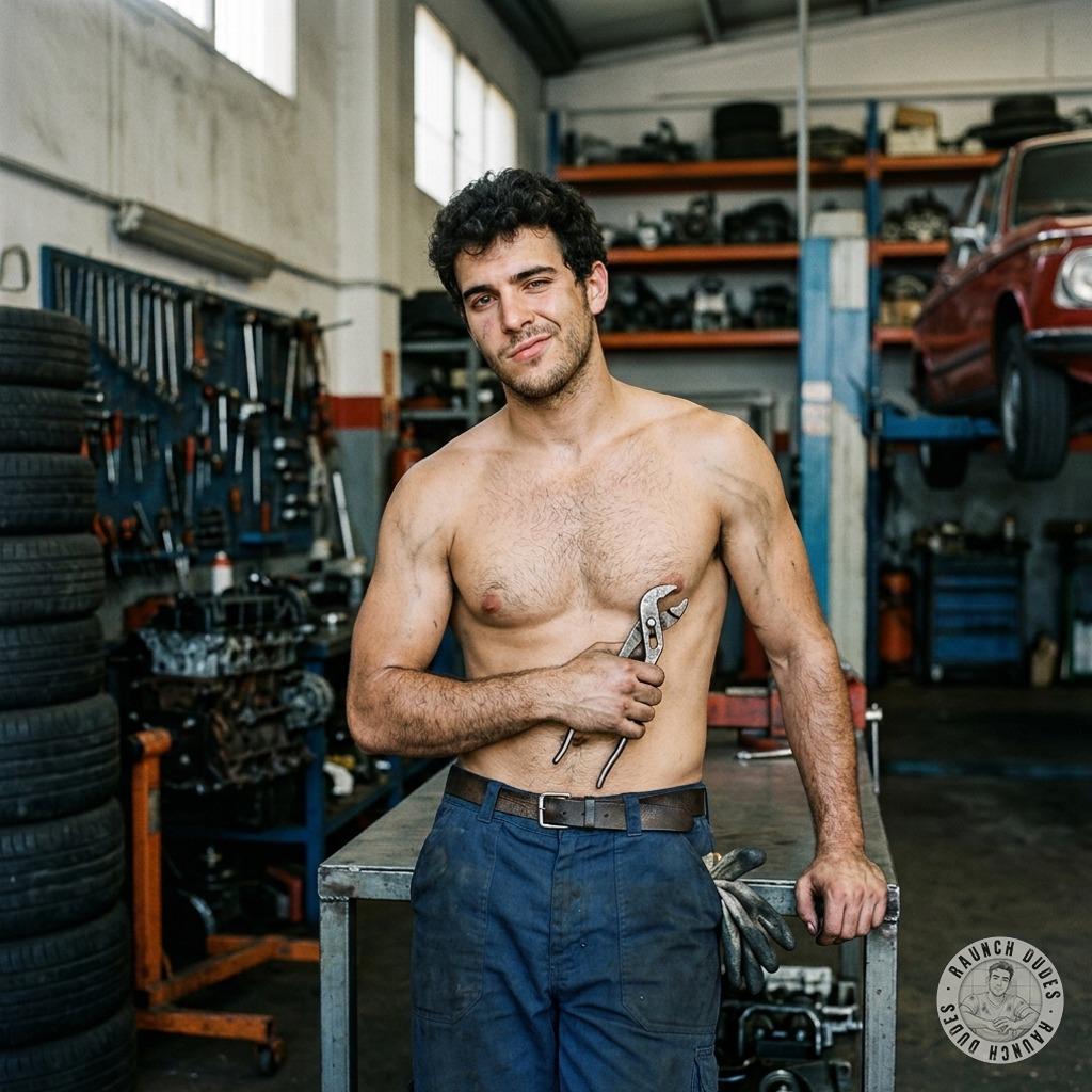 That mechanic knows how to play with his nipples—pinching them till they’re hard as fuck 😈🔥 #fetish #workers #nipple #hairy