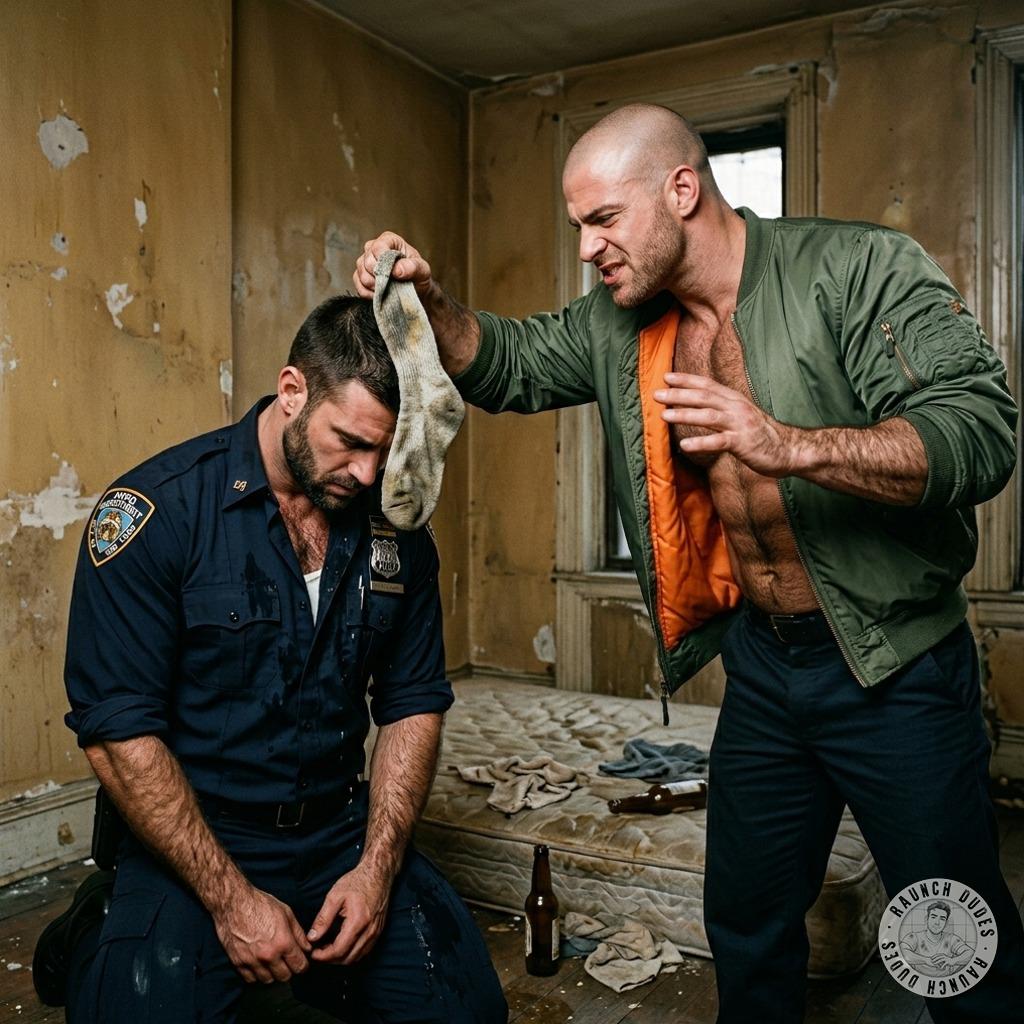 That skinhead makes that cop beg for mercy while he’s face-down in the slime, gagging on his own shame. Watching that...
