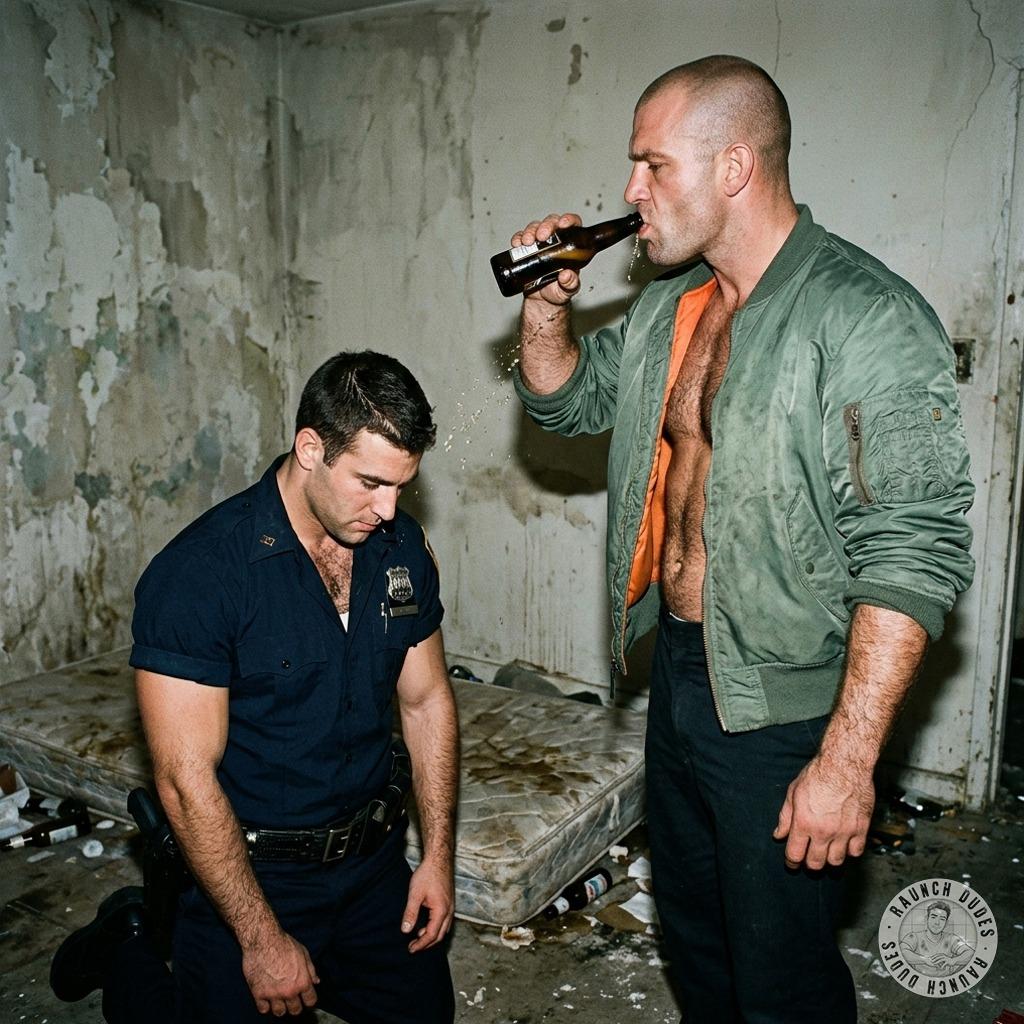 That skinhead makes that cop beg for mercy while he’s face-down in the filth, his ass dripping with shame and need. Watching...