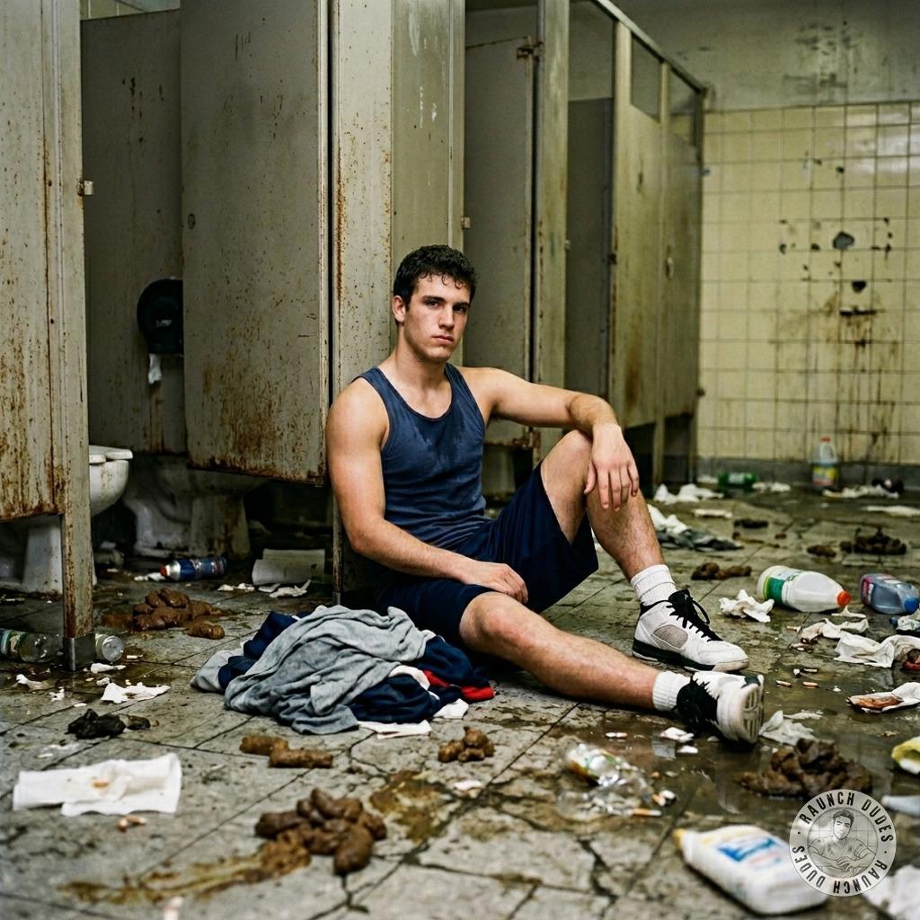 Sitting in a sea of warm, stinky shit, cock throbbing as I finger myself through the filth. The stench is intoxicating, my...