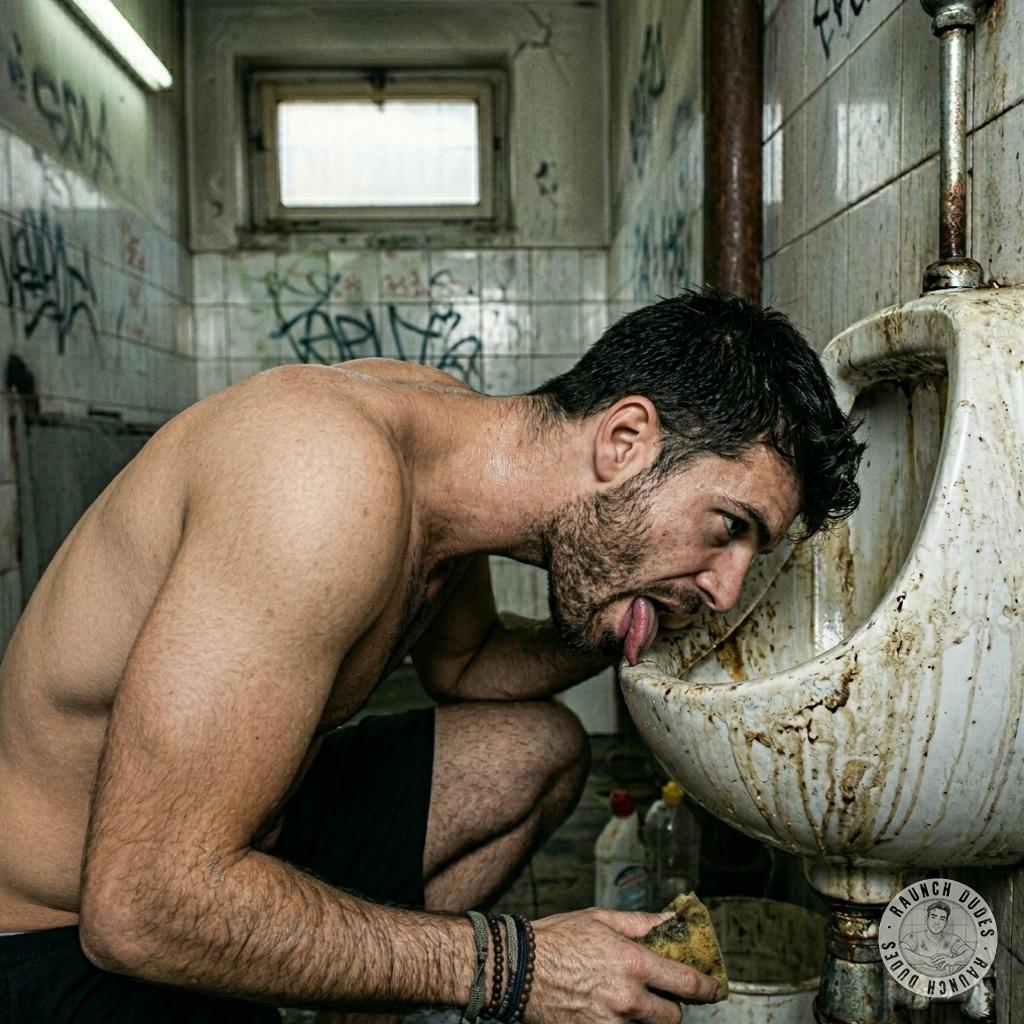 Dirty pub toilets? Fuck yeah, I’d kneel and lick every filthy surface like a hungry pup 🐕💦 taste that grimy grime, let it...