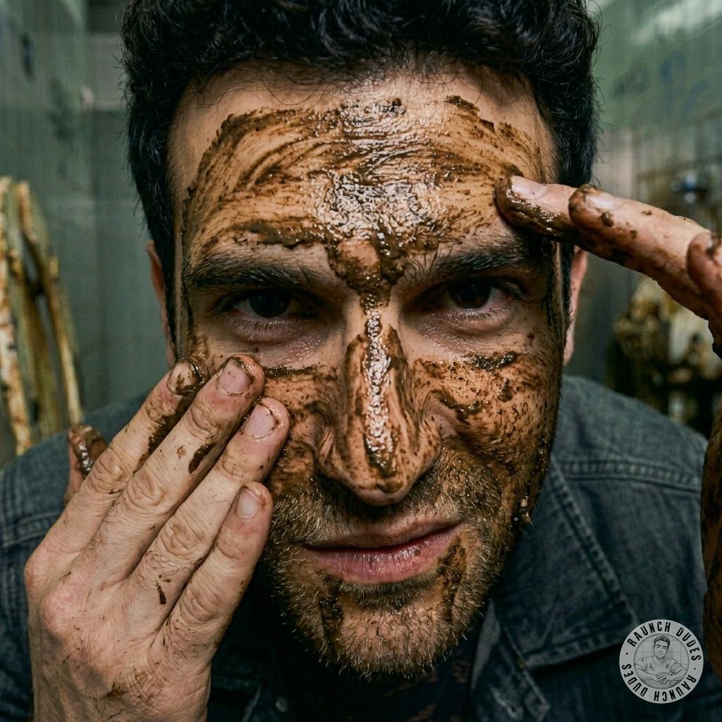 Fuck yeah, nothing hotter than a twink slathering shit all over his face in a public john, smearing that warm, stinky paste...