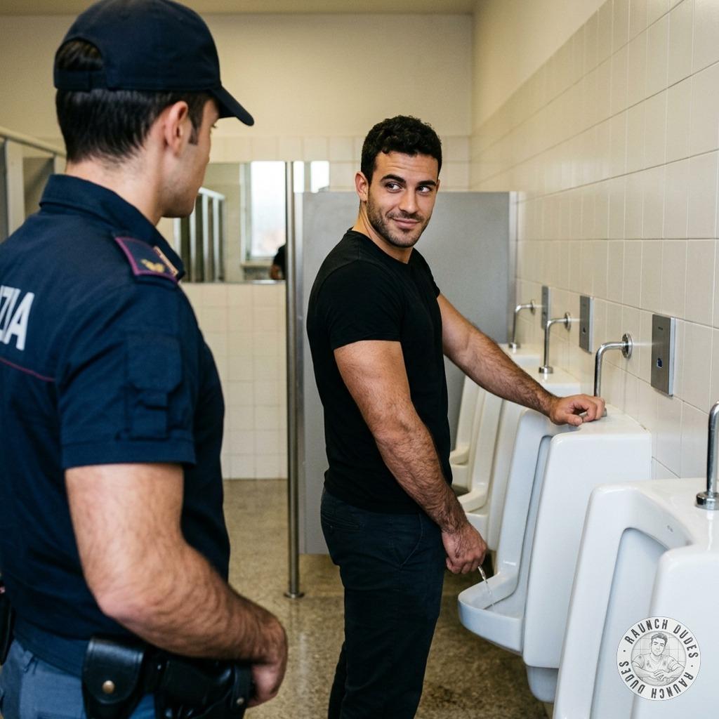 That cop got a full frontal shower when I pissed all over his face in the public john 😈💦 #gaypiss #dirtycops #toilet