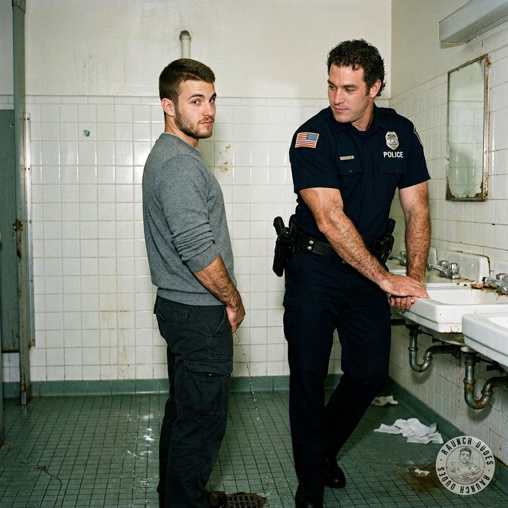 That cop’s face when I whipped out my dick & pissed all over the floor, watching his jaw drop as the golden stream splashed...