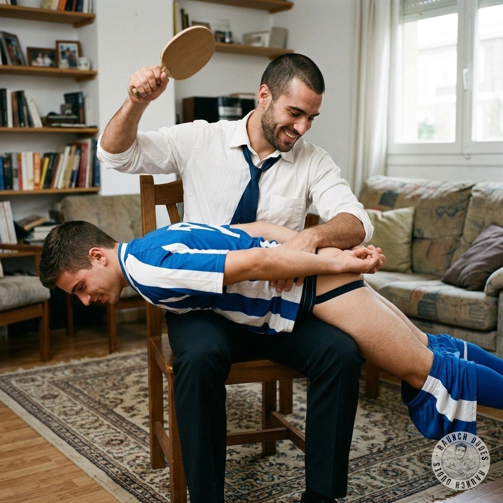 That tight little ass clapping under my palm, each smack making him whimper and grind back for more. #spanking #submission...