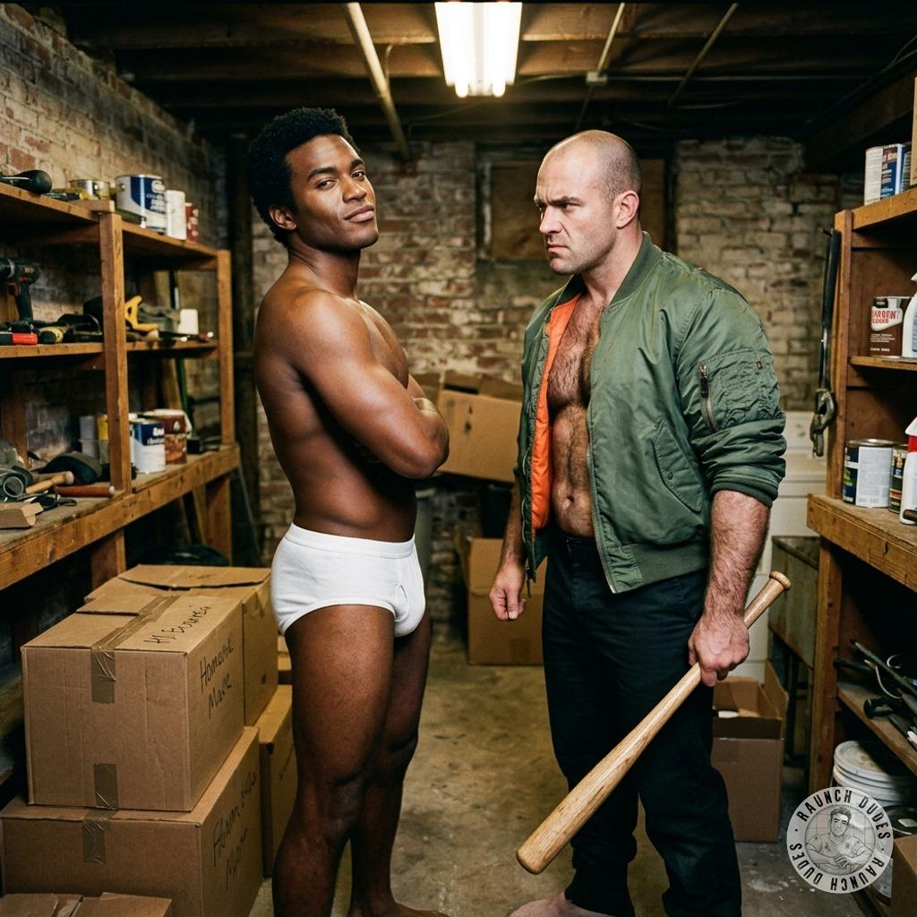 That black daddy’s got my skinhead so deep in his filthy hole I can’t even scream anymore 😈💦 #skinheads #bear #rough
