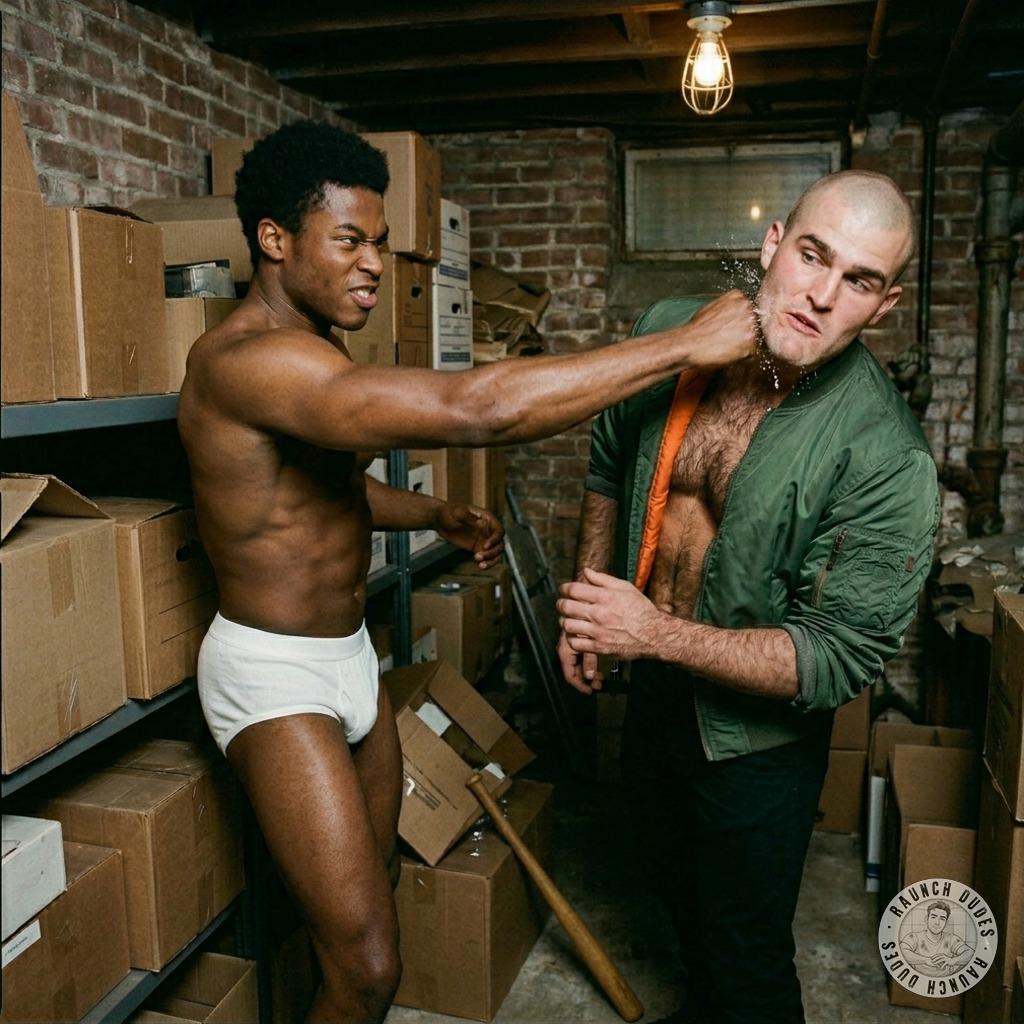 Black dick pulverizing a skinhead’s skull while he screams like a bitch 💦🔥 #brutal #workers #rough #interracial