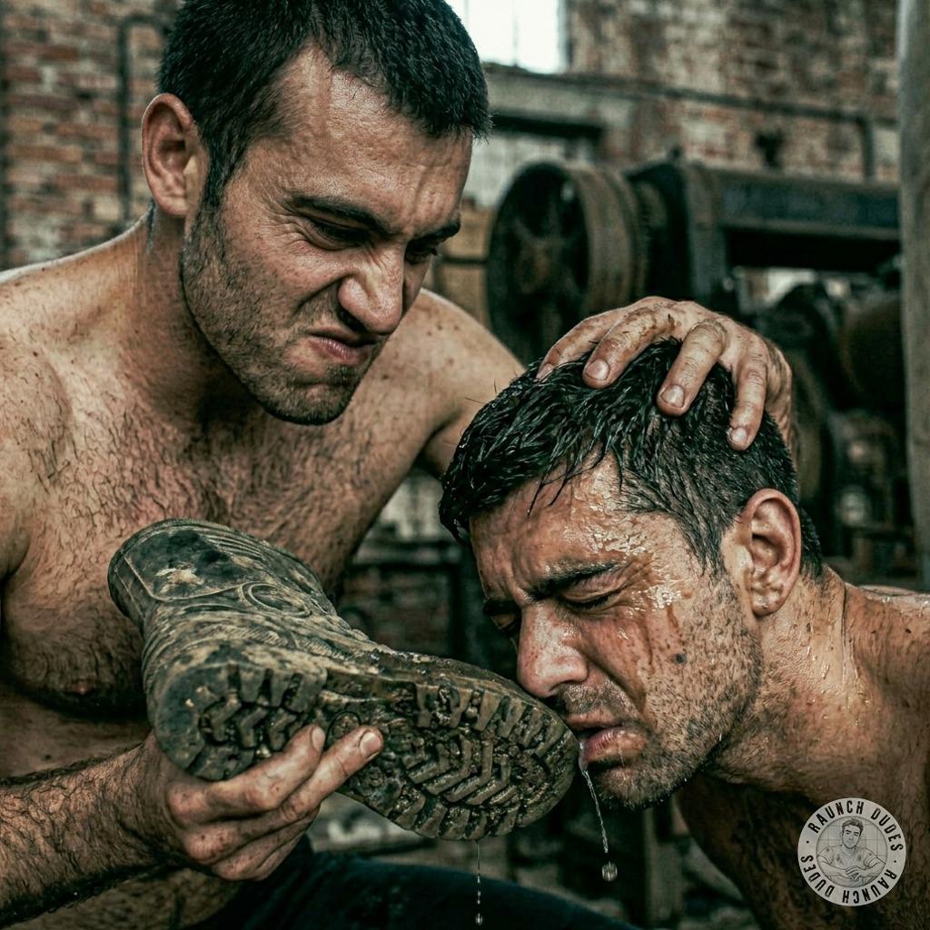 Look at this pathetic little slut on his knees, tongue out like a good boy, licking my shoe like it’s the filthiest cock...