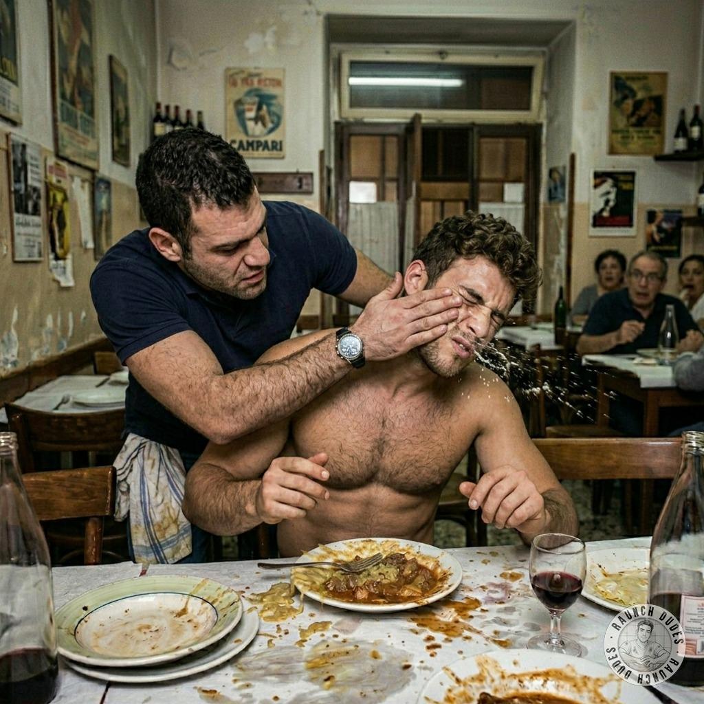 That waiter just slapped that twink’s face so hard his cheeks turned red 🔥💦 #dirtynurses #dirtykitchen #rough