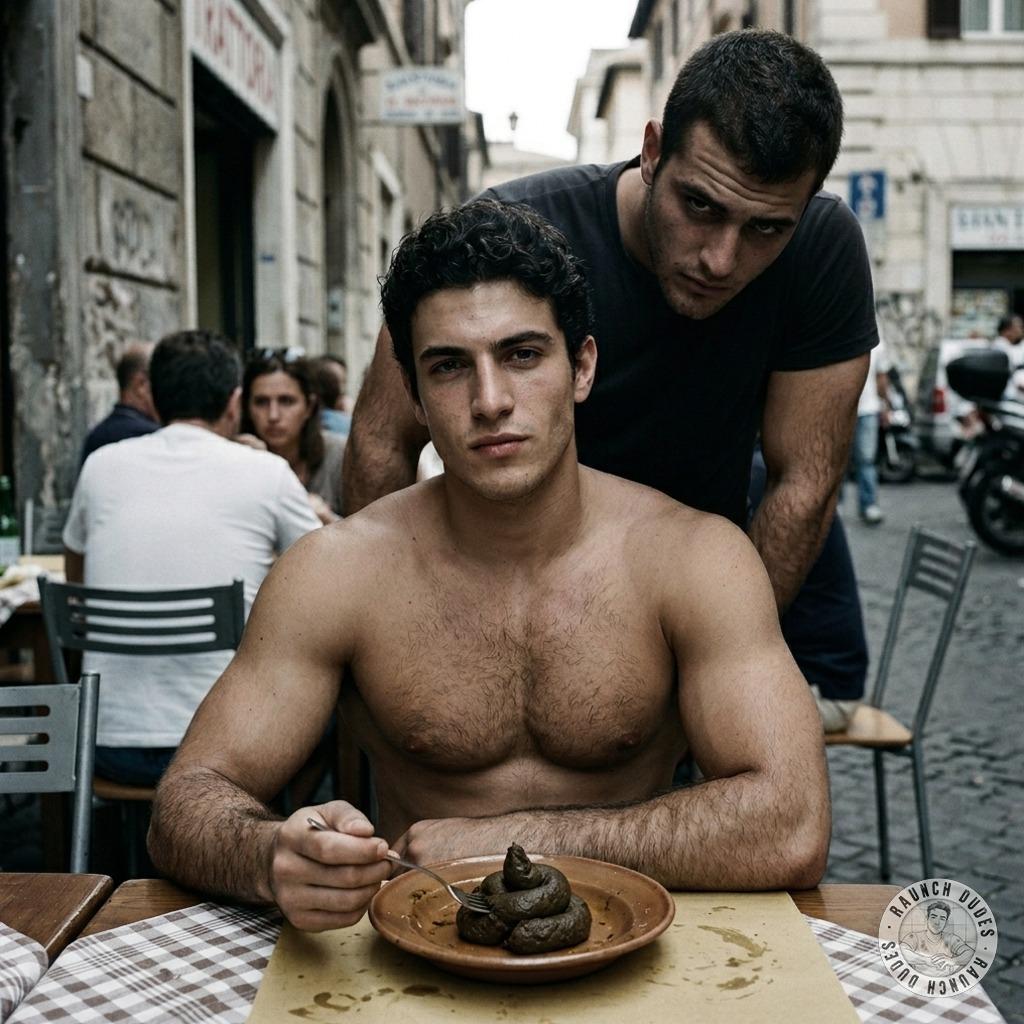 This little twink swallowed my cum right at the table, licking the plate clean while I watched his tight hole twitching for...