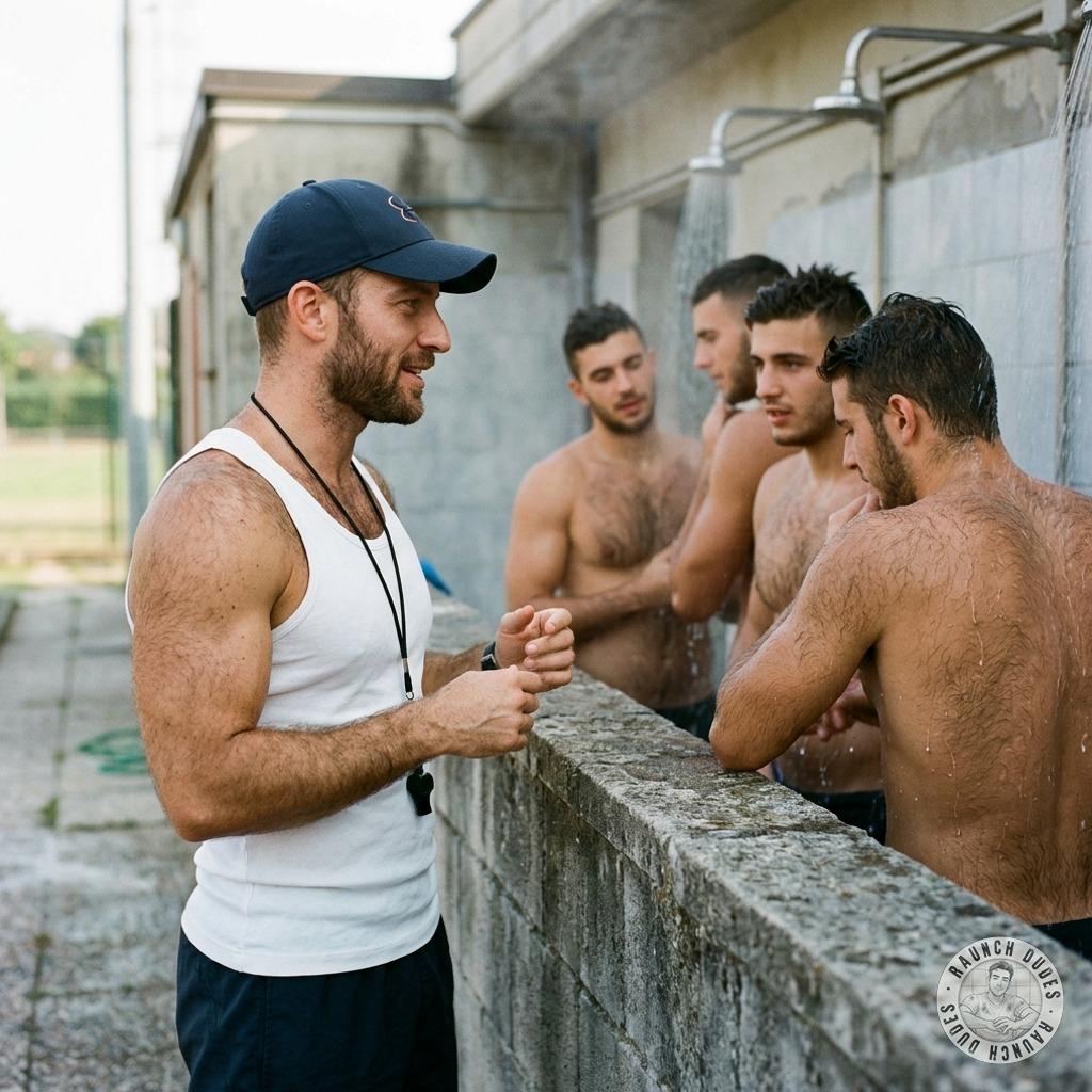 Fuck yeah, nothing beats a sweaty gym teacher lurking in the showers, watching tight young bodies glisten under the steam....