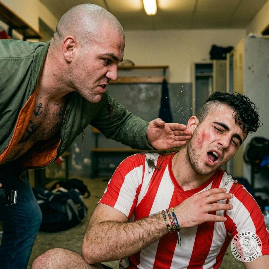 Skinhead slaps a footballer raw, leaving him trembling with humiliation and begging for more. That’s the kind of rough,...