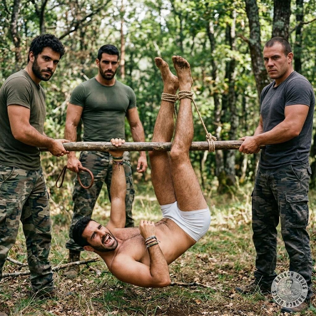 Sadistic daddy’s about to whip that boy’s feet till they’re red raw and dripping with shame. #bdsm #bondage #pain #military