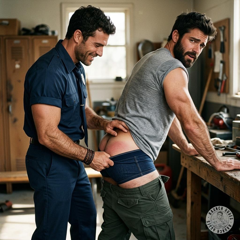That cop’s handprint on your ass is gonna be the hottest fucking souvenir you ever get. #dirtycops #workers #spanking...