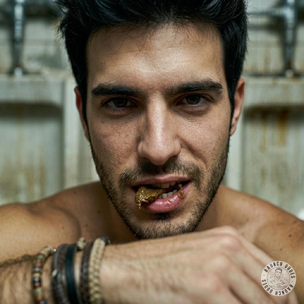Fuck yeah, nothing hotter than a hungry twink stuffing his face with warm, fresh shit in a grimy public toilet 🚽💩🔥 #gayscat...