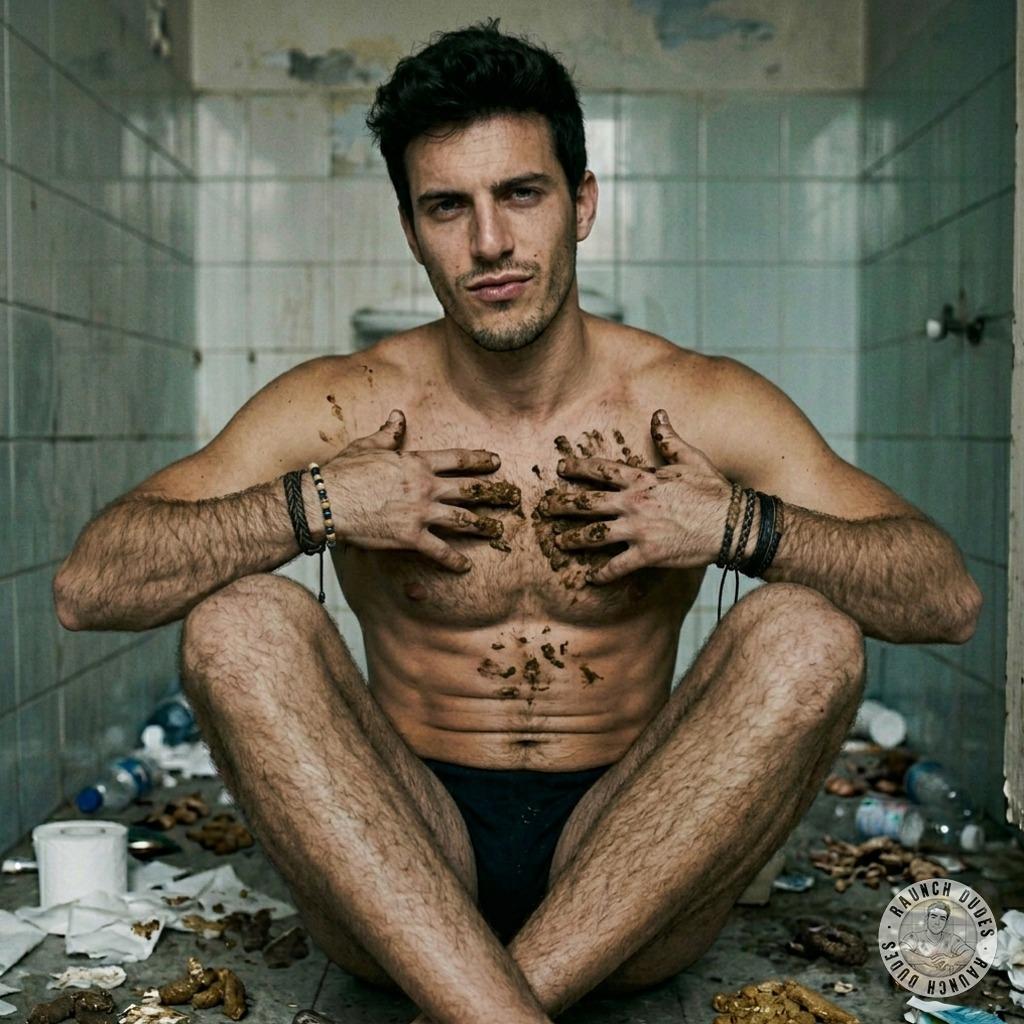 That tight ass slathered in warm shit in a filthy public john? Fuck, I’d lick every inch clean while he moans my name....