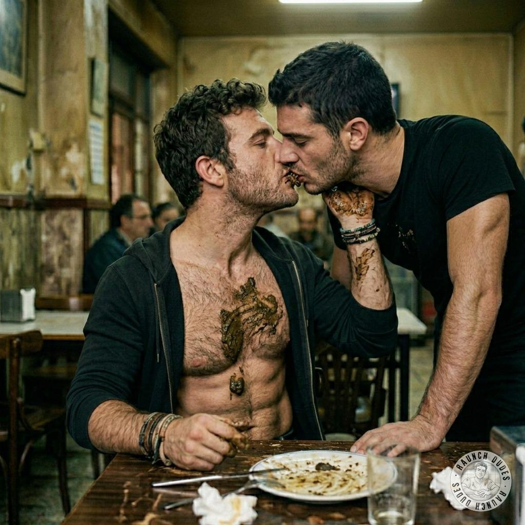 That pervy slut devours a steaming pile of shit right at the dinner table, then smears it all over his chest before...