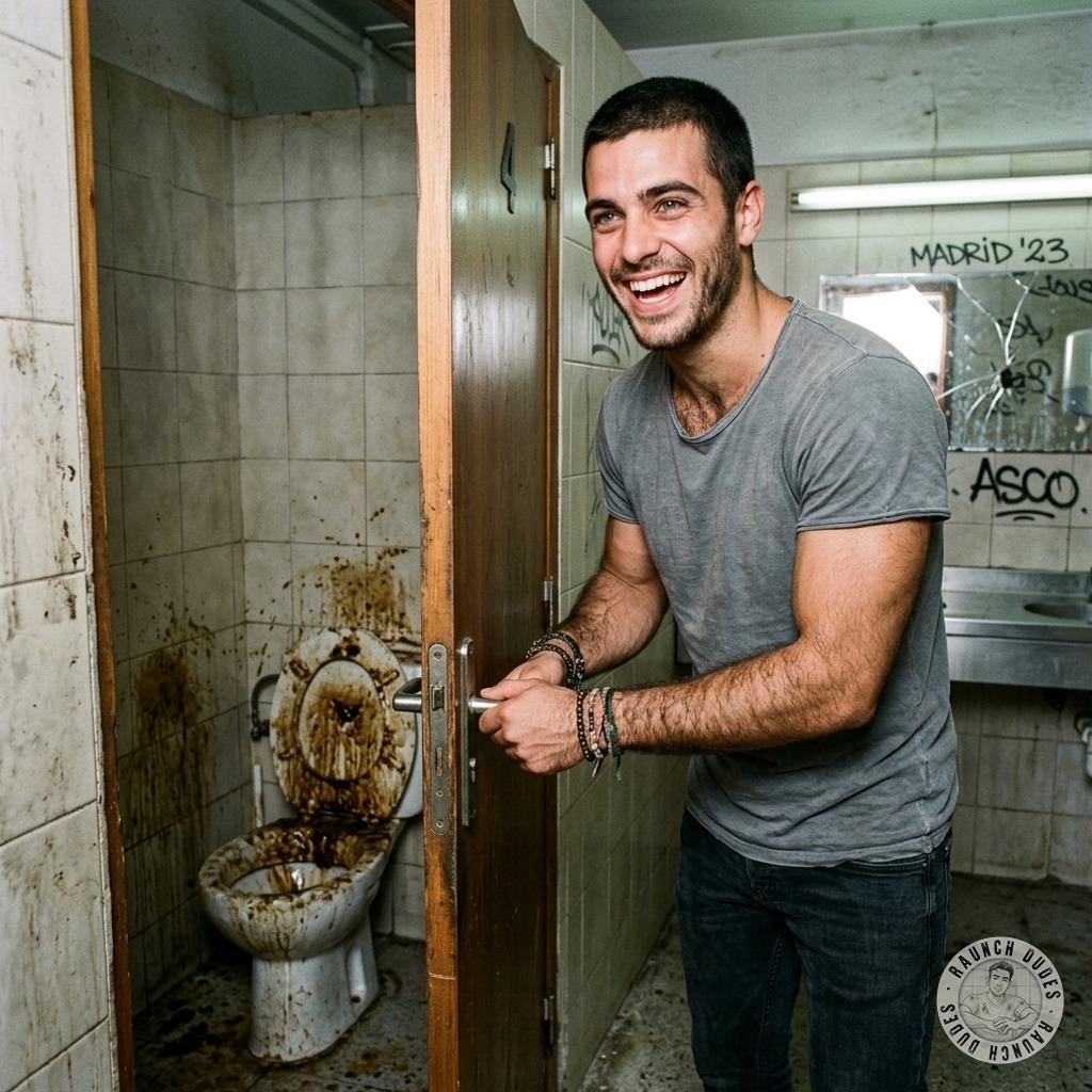 Fuck yeah, love finding a stall full of thick, steaming shit in a public john #gayscat #filth #perverts #toilet #hairy