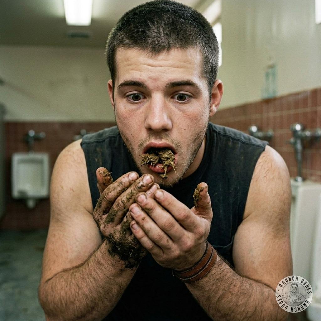 Dude slurps that public toilet shit like it’s the tastiest fucking delicacy 🤢💦 #gayscat #perverts #toilet