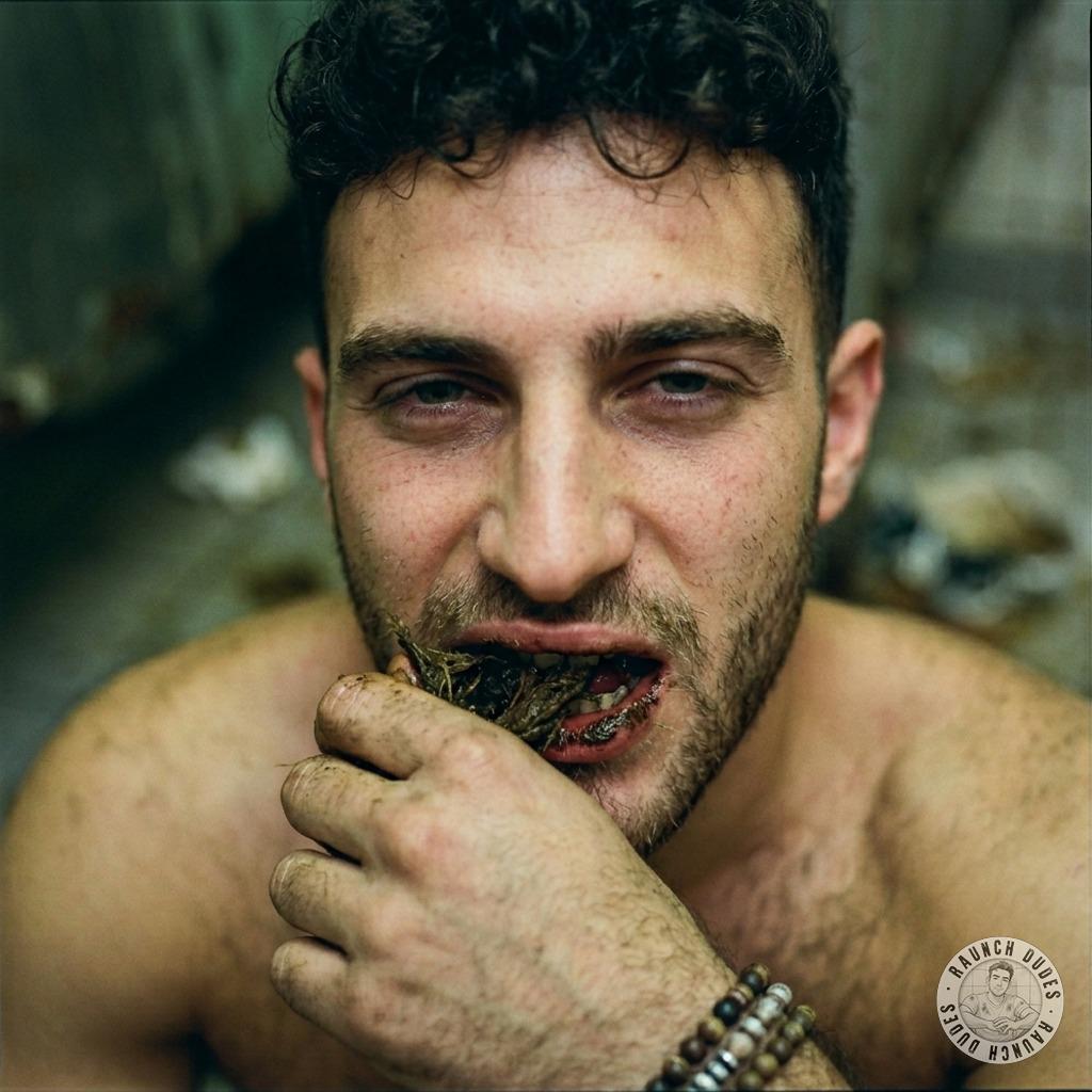 Fuck yeah, nothing gets me harder than watching a hot guy shove that warm, mushy brown shit down his throat like it’s the...