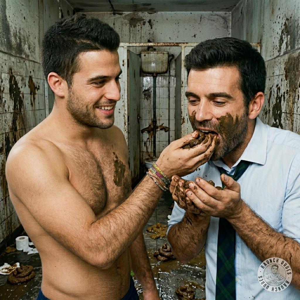 Football star makes the sports reporter eat his shit for a glowing review—dirty power play or just a filthy bribe? #gayscat...
