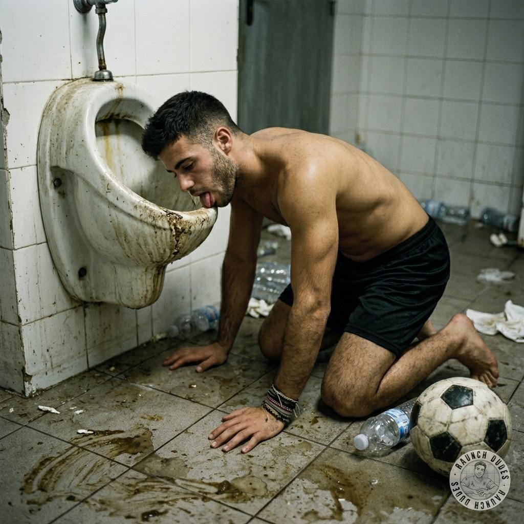 Hot as hell kneeling to lick that filthy public urinal—nothing like a little gaypiss kink to get the juices flowing. Messy,...