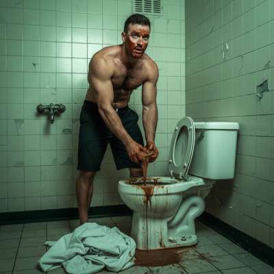 Plumber's special tonight: deep clean with extra sauce. Who wants to call the service and get the full "plumbing" treatment...