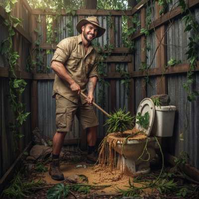 Jungle expedition gone full raunch 💩🌿😈 #gayscat #dirtyscouts #toilet #sewer #hairy
