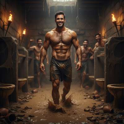 Step into the arena where strength meets filth! This gladiator owns the mud, the sweat, the raw power of battle. Let the...