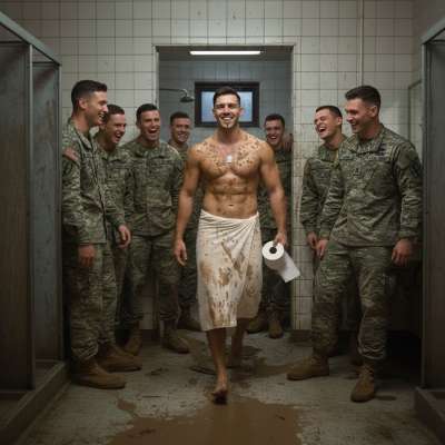 Nothing hotter than a soldier strutting in his uniform, ass still dripping from last night’s filthy fun. 💦🔥 #gayscat...