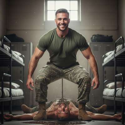 Nothing hotter than a disciplined soldier surrendering to his filthiest desires. Watch him take it all—no shame, just pure...