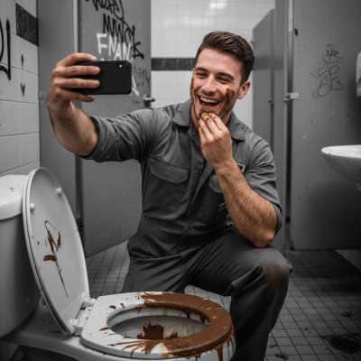 Nothing hotter than a dirty boy feasting on his own mess 😈💦 Who’s ready to dive into some raw, unfiltered filth? #gayscat...
