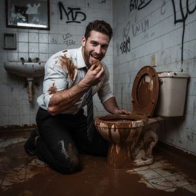 Nothing hotter than a gorgeous guy deep-throating a toilet full of shit 😍💦🔥 Who’s ready to get filthy? #gayscat...