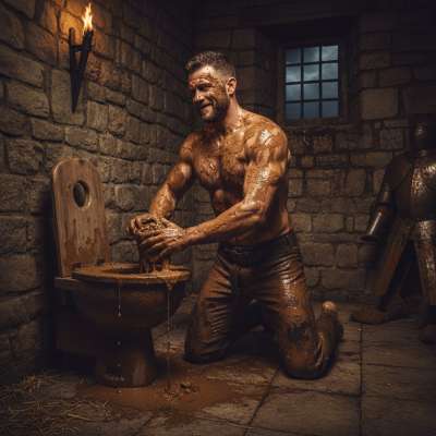 Ready to clean the castle’s filthy throne? 🏰💦 Every drop of piss, every trace of scat—pure pleasure. #gayscat #perverts...