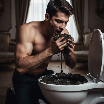 Hungry for that filthy scat, craving every dirty drop. Nothing hotter than a boy desperate for a load of shit. 😈💦 #gayscat...