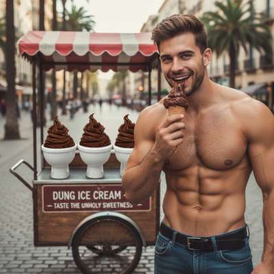 Who needs vanilla when you can have a creamy, rich shit-flavored gelato? 🍦💩 Indulge in the forbidden, savor the...