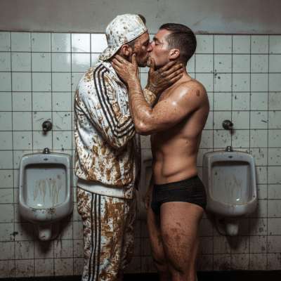Nothing beats the thrill of a secret hookup in a public restroom—dirty, raw, and full of passion. 😈💦 Love and filth collide...