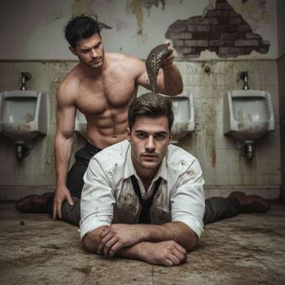 Nothing hotter than a stud covering himself in his own filthy mess—smearing it all over his skin, breathing in the raw...