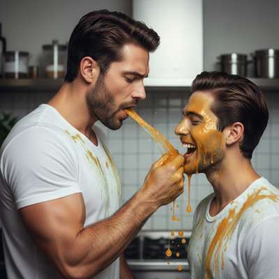 Nothing hotter than your man covering you in his puke while you beg for more 🤤💦 His muscled body shaking as he empties...