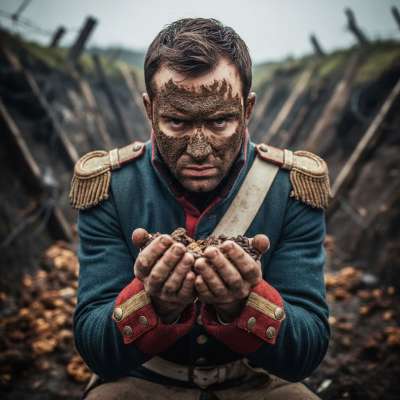 Dirty hands, filthy desires 😈 This soldier’s fingers are covered in shit, and I can’t get enough of it. There’s something so...