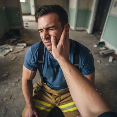 Nothing hotter than a fireman on his knees, worshipping his dominant master. 🔥💦 The ultimate power play—raw, filthy, and...