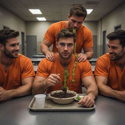 Nothing hotter than a prisoner puking on his partner while he’s deep in a shit plate 🤤🔥 #gaypuke #gayscat #dirtyprison...