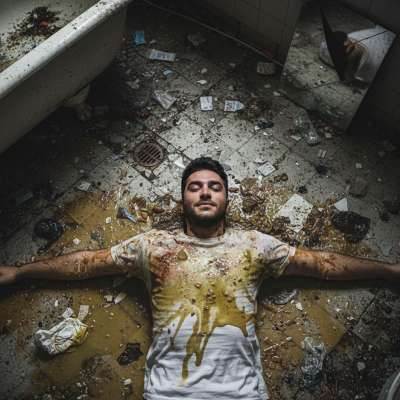 Nothing hotter than a boy covered in filth, squirming in a public bathroom 😈💦 Who’s ready to get messy? #gayscat #gaypuke...