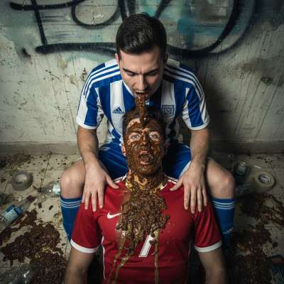 Nothing hotter than a sweaty soccer player getting his face covered in shit puke by his teammate. 😈💦 The messier, the...