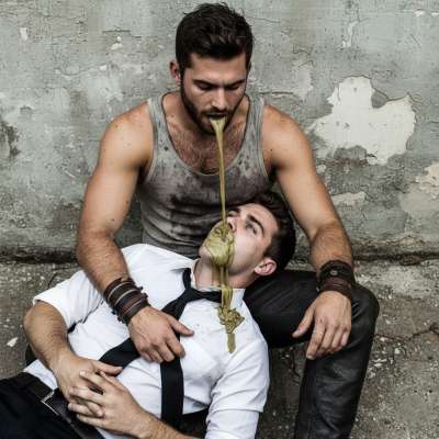 Nothing hotter than a bully’s puke dripping down my face while I’m dressed to impress. 😈💦 #gaypuke #humiliation #submission...