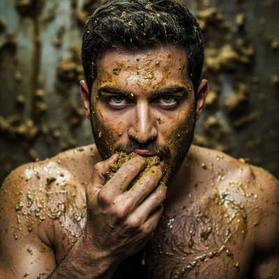 🔥💦 This stunning Arab boy is a masterpiece of filth—devouring every last drop with pure hunger. #gayscat #perverts #hairy