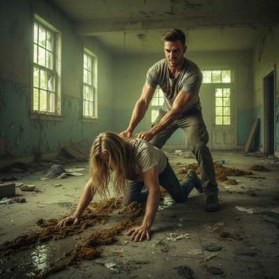 Dragged through a filthy mess of vomit and shit, this bi boy’s submission is *chef’s kiss* 😈🔥 Who else loves a good mess...