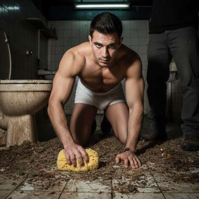 Just watched the hot handyman repaint the filthy bathroom floor—barefoot, shirtless, and dripping with sweat. 😍🔥 Who else...