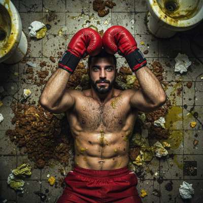 Turkish opium daddy sprawled in shit, legs spread wide—pure filth, pure bliss. 😈💦 #gayscat #dirtyfantasy #perverts #boxers...